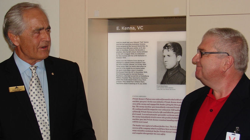 Private Edward Kenna's medals have been loaned to the Australian War Memorial.