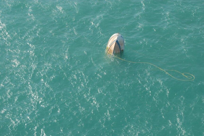Sunken boat Osprey off NT coast
