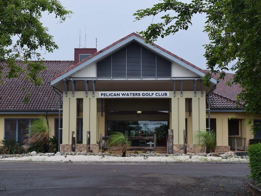 A building of the Pelican Waters Golf Club
