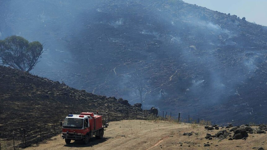 Bushfire near Bookham and Yass