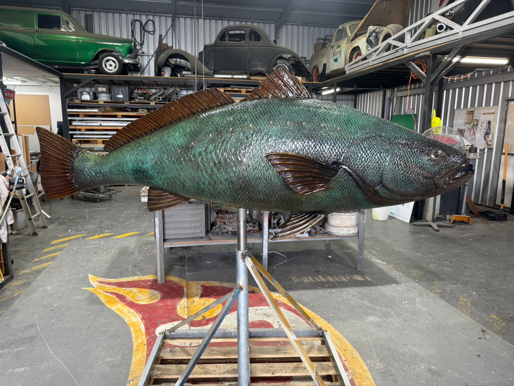 Indigenous-owned town hopes giant fish statue will attract tourists