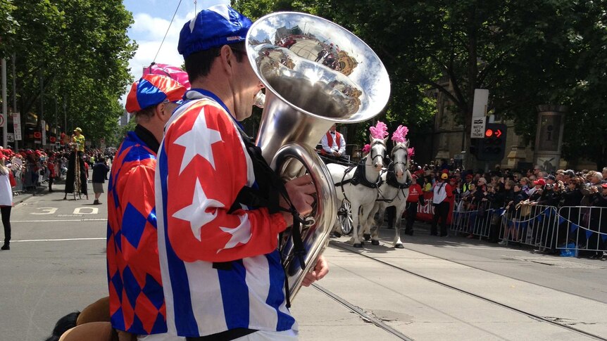 Melbourne Cup parade fun
