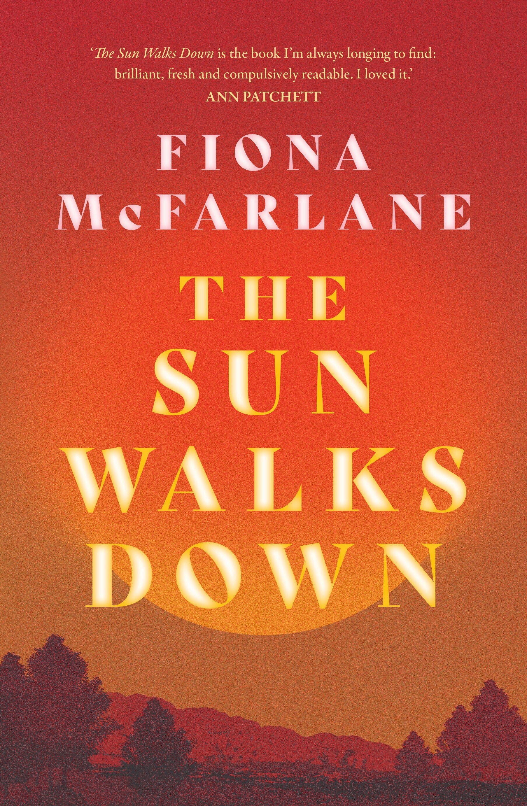 A book cover showing a glowing orange sun