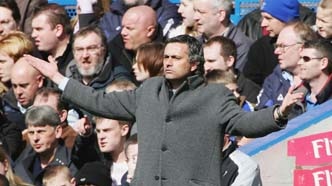 Chelsea boss Jose Mourinho during draw to Birmingham City