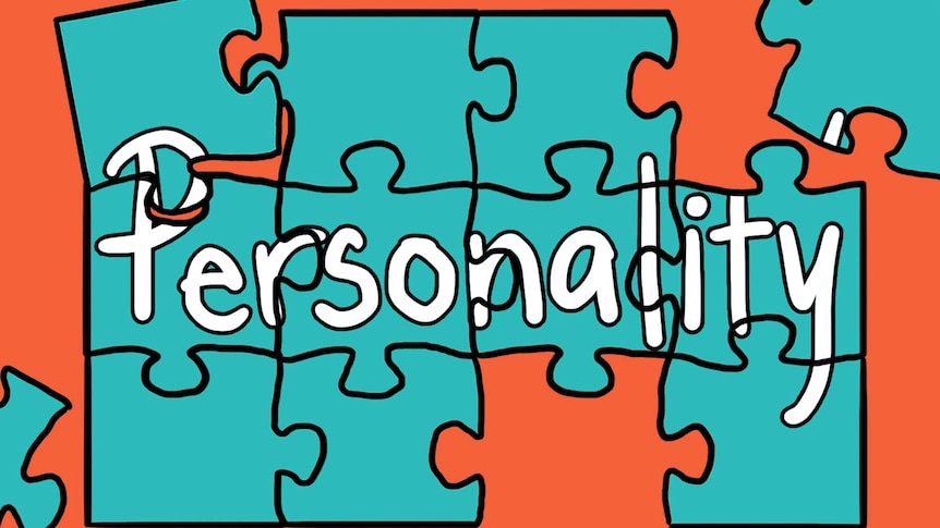 An almost-complete puzzle that reveals the word "personality".