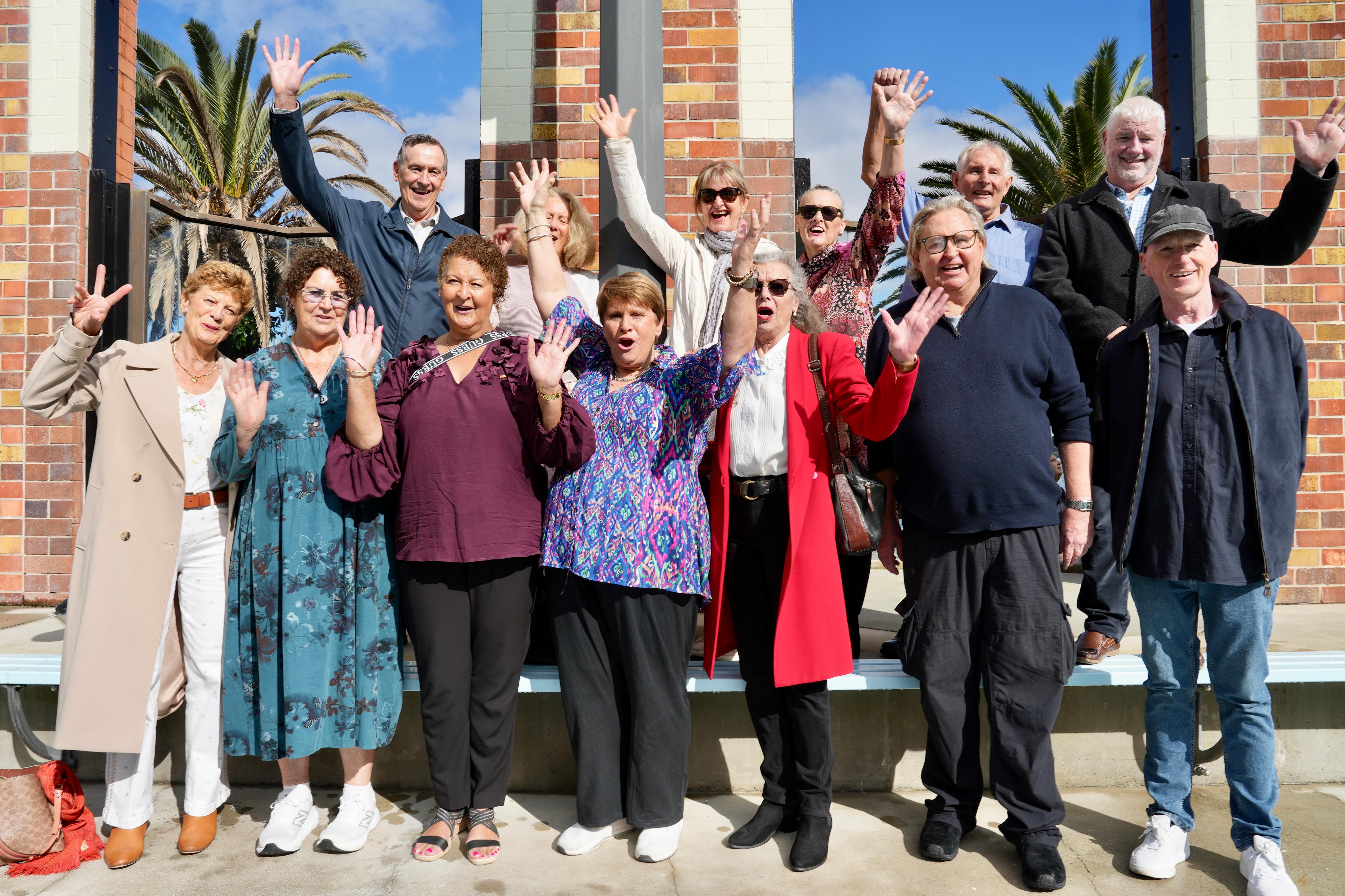 Olympic swimmers return to iconic Sydney pool for 50-year reunion