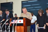 Prayer at Okinawa press conference