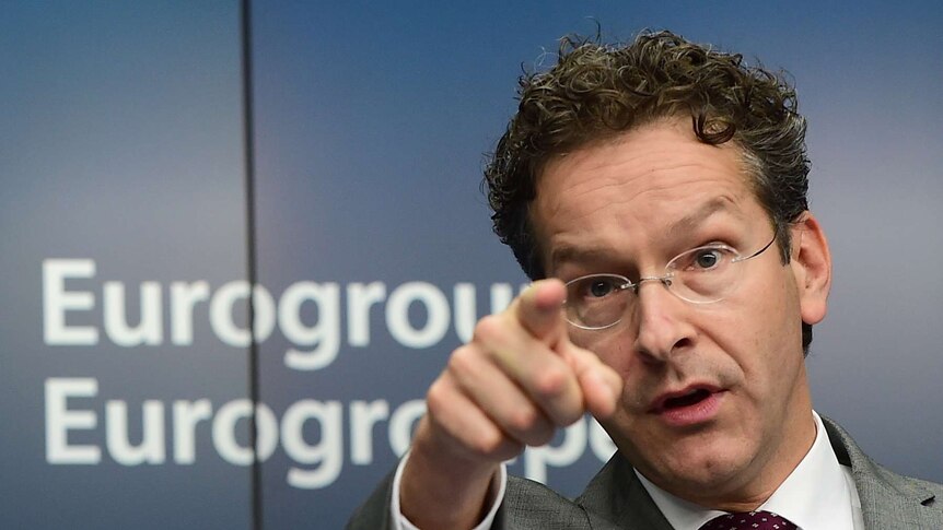 Dutch finance minister and president of Eurogroup Jeroen Dijsselbloem