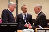 US Defence Secretary speaks to NATO chief and the British Defence Secretary.