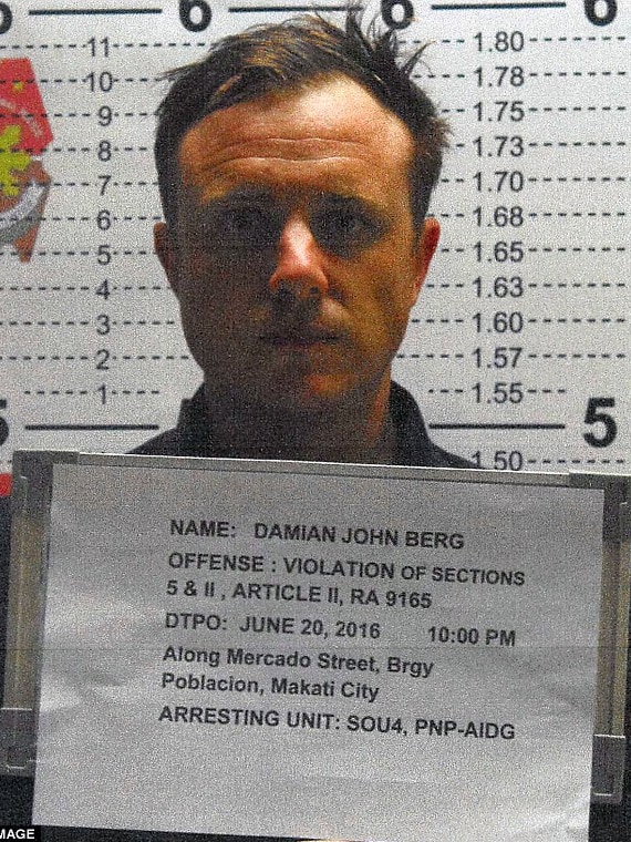 Damian Berg mug shot