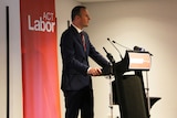 ACT Chief Minister Andrew Barr speaks at the launch of ACT Labor's 2016 election campaign.