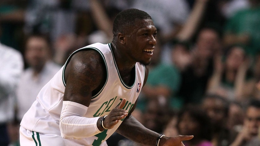 Match winner: Seldom-used Nate Robinson took over for injured ace Rajon Rondo and helped to break the game open.