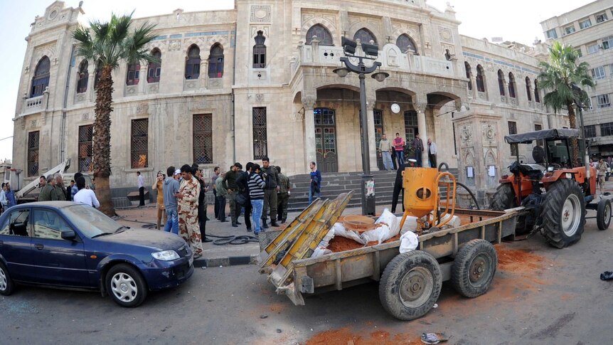 Bomb in Damscus, Syria