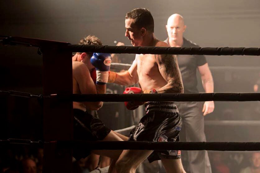 Jamie Clee fighting in a boxing match