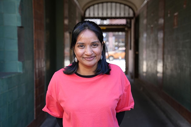 A headshot of a Sri Lankan woman