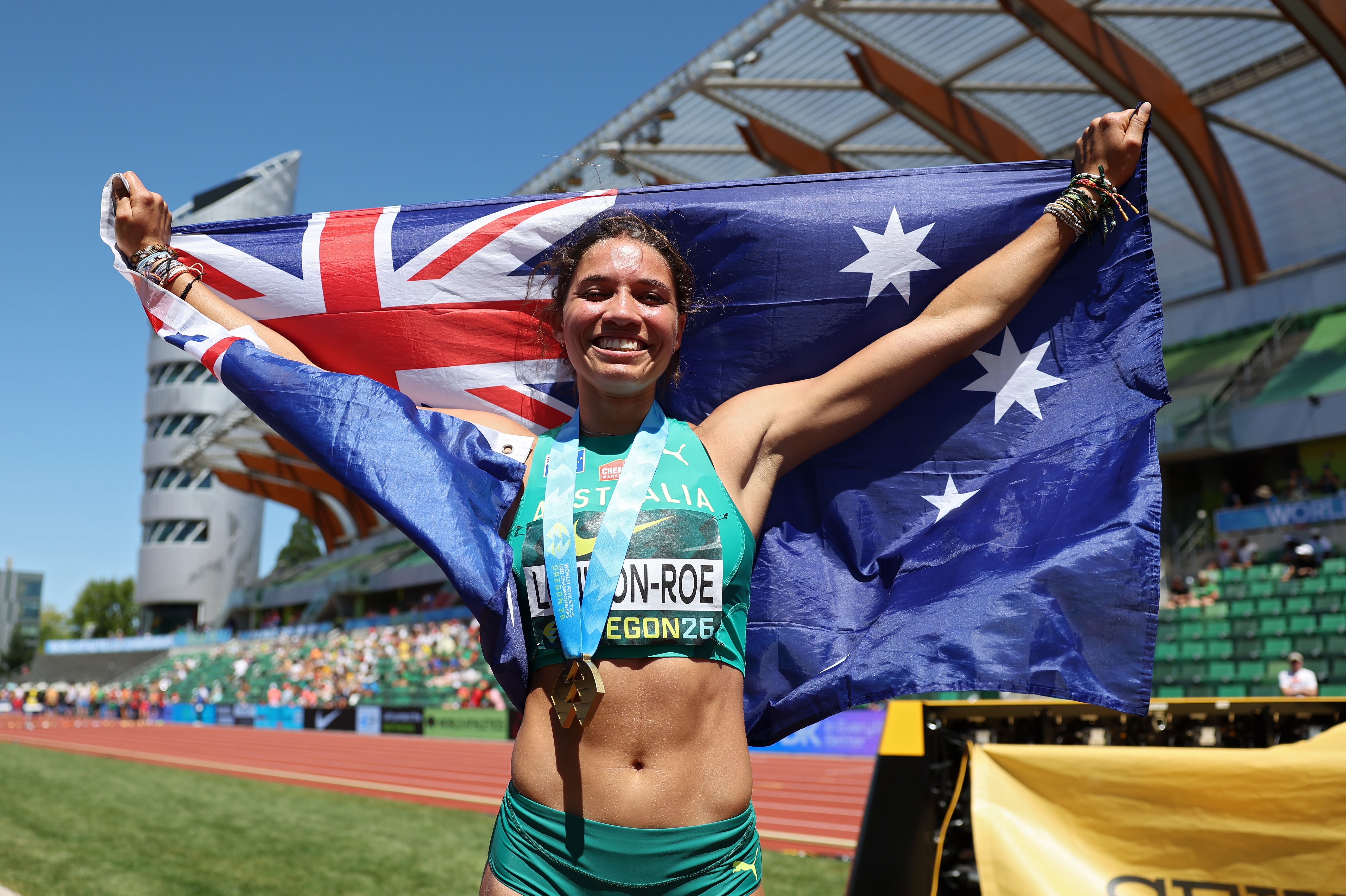 Aussie high jumper wins gold at under-20 world titles