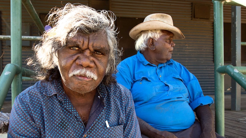 Senior Miriwoong man David Newry and Miriwoong elder Button Jones