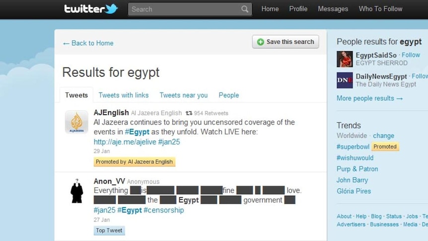Google has made it possible for tweets to come out of Egypt, despite the internet shut down.