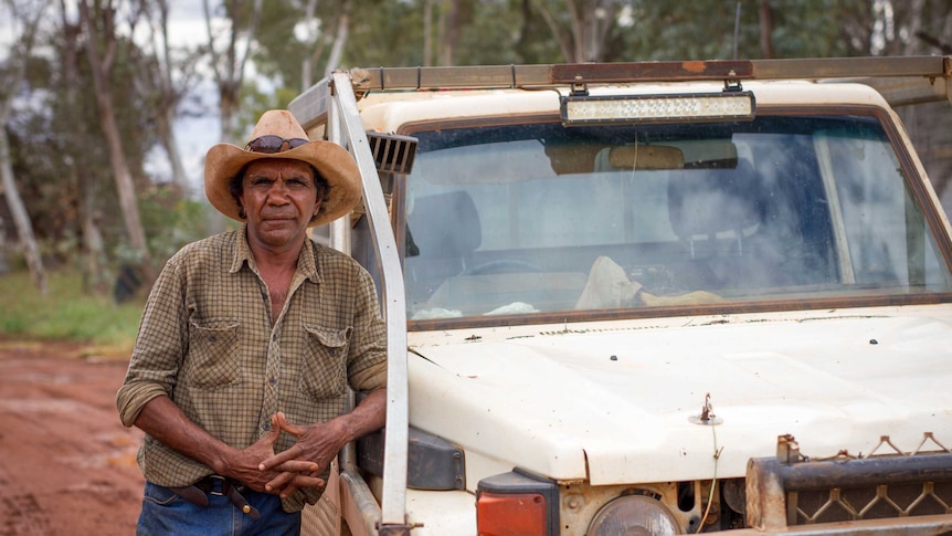 Karl McCormack at Blackstone in the Ngaanyatjarra Lands in the central desert of WA.