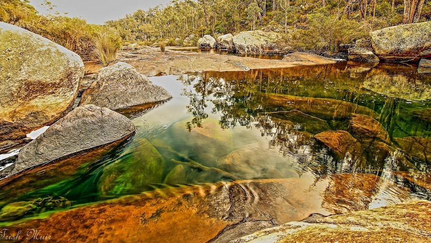 Pemandangan yang Anda bisa nikmati di Honeymoon Pool, Australia Barat.
