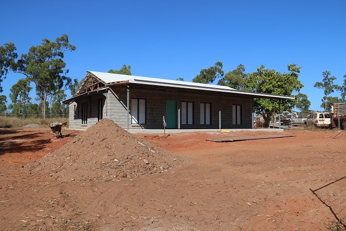 A house under construction in Galiwin'ku