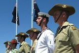 During commemorative service at Albany’s Anzac Peace Park