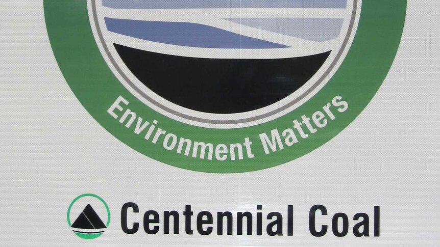 Centennial Coal sign