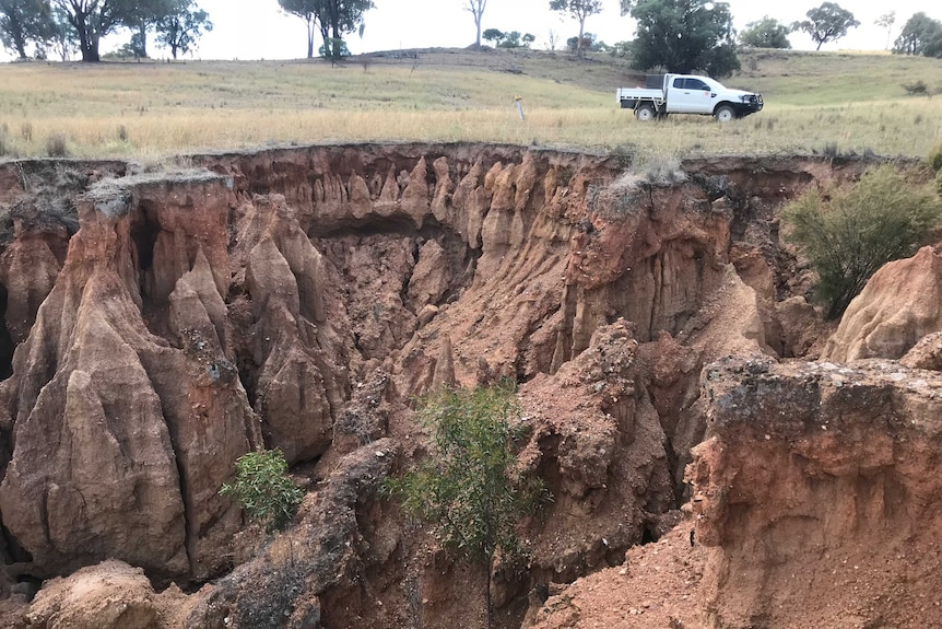 Erosion at Mates Gully near Wagga Wagga