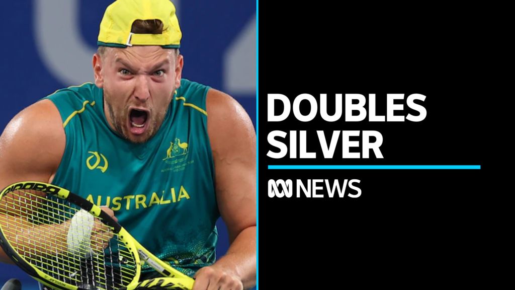 Dylan Alcott and Heath Davidson win silver in doubles ABC News