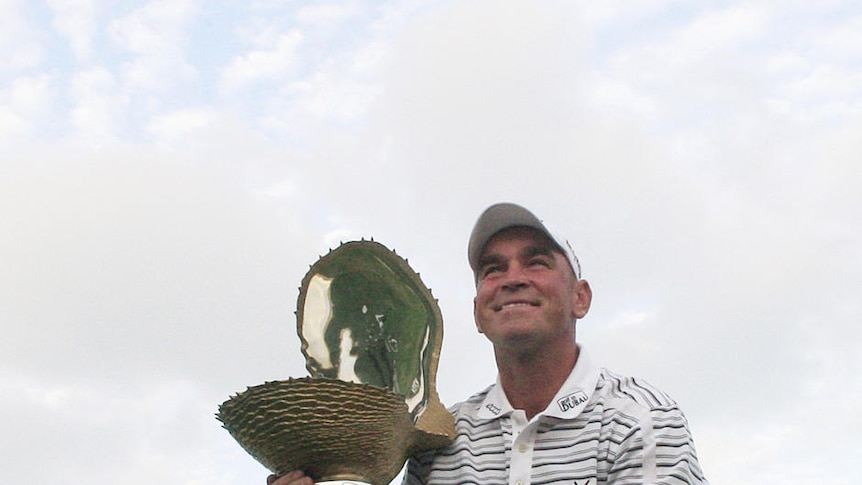 Thomas Bjorn finished on 14-under to win the title.
