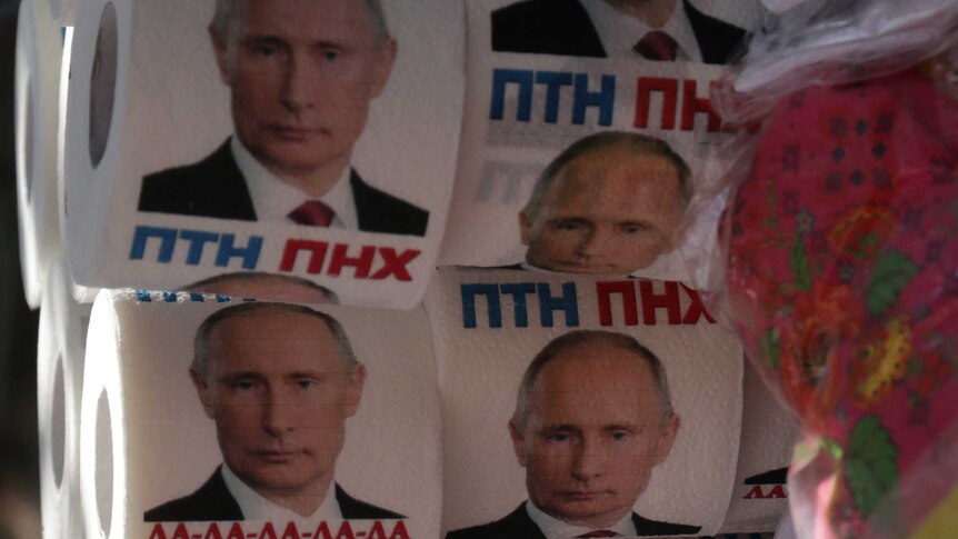 Putin toilet paper