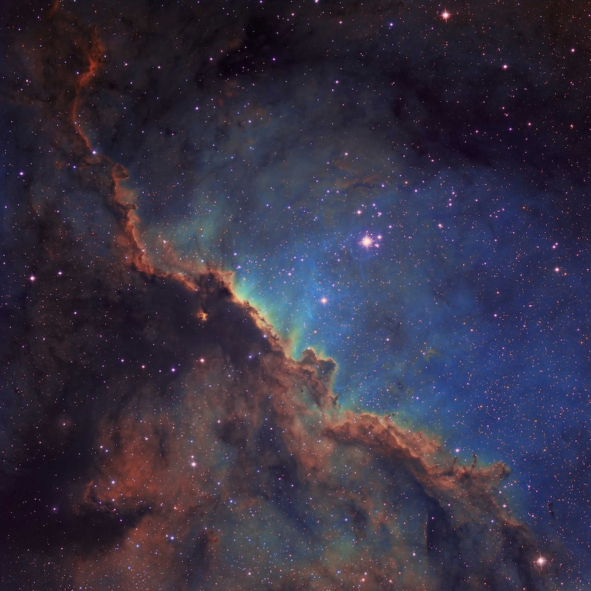 Close up of a nebula