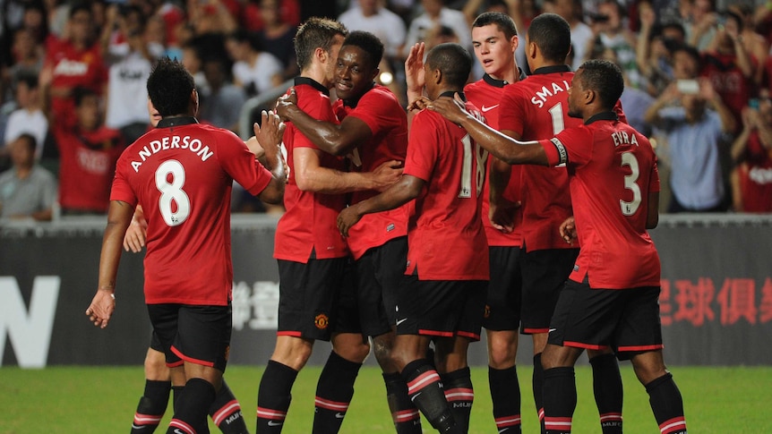 Manchester United thumps Kitchee in Hong Kong