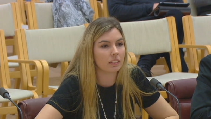 Salvation Army support worker Nicole Judge gives evidence to Manus Island Senate inquiry