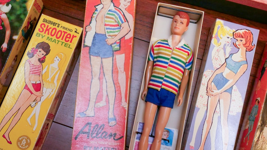 Both the doll and the box for Allan, Ken doll's friend. 