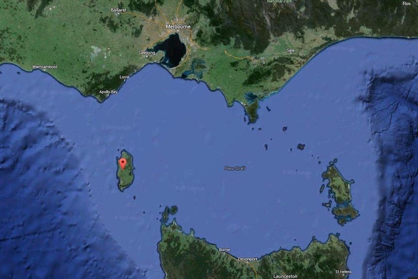 Google map image of King Island