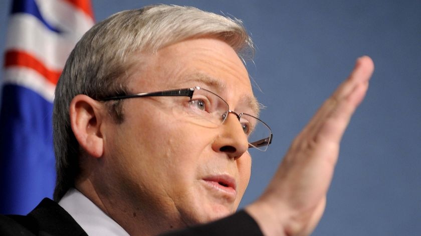 For three days, Mr Rudd maintained that the email was a forgery