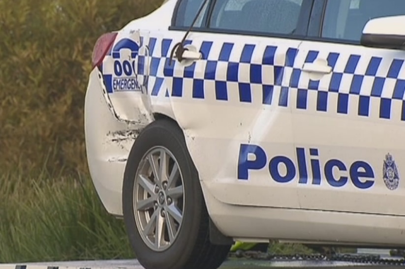 Police car rammed