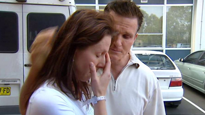 Jana Horska, pictured with husband Mark Dreyer, was left to miscarry in a toilet at Sydney's Royal North Shore Hospital.