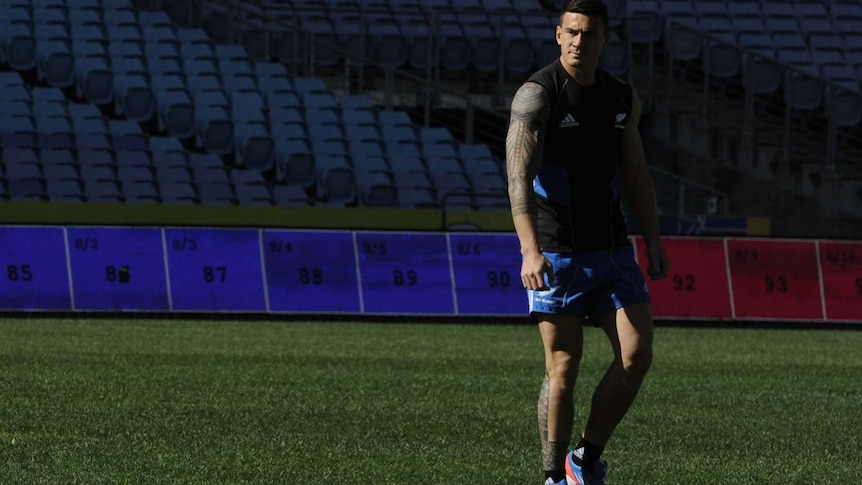 Sonny Bill gets out on the paddock