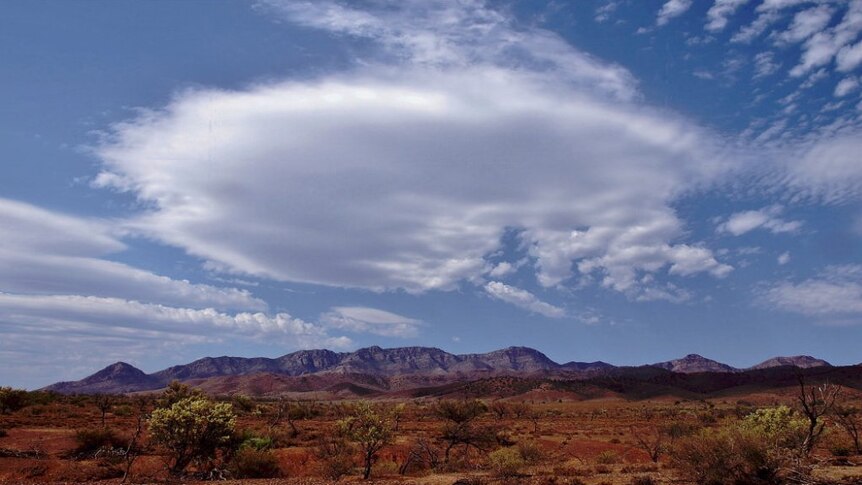 Clouds over outback