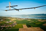 The solar powered plane, Solar Impulse.