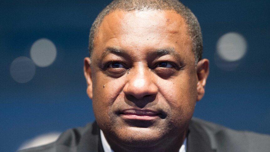 Jeffrey Webb, President of CONCACAF and the Cayman Islands Football Association and former FIFA Vice President, attends the XXXIX Ordinary UEFA Congress in Vienna, Austria on March 24, 2015.