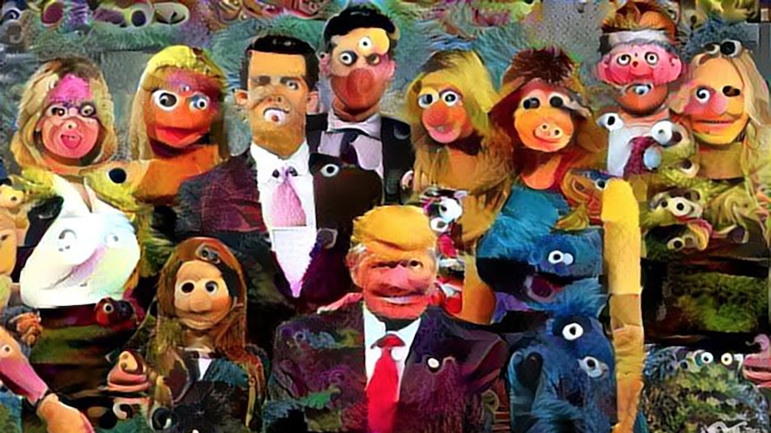 The trump family except as muppets