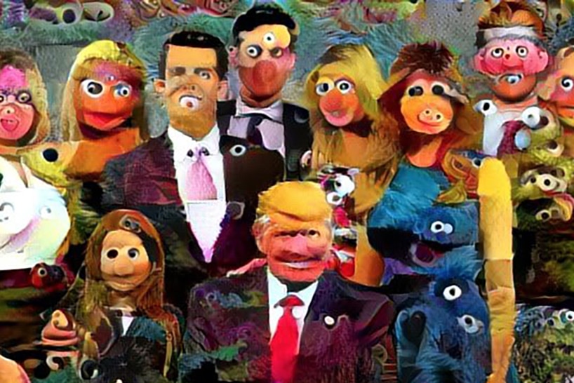 The trump family except as muppets