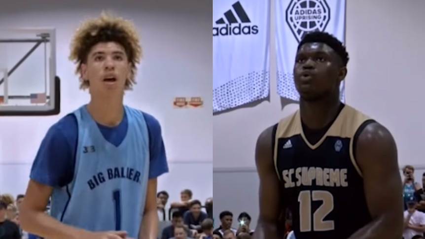 LaMelo Ball and Zion Williamson