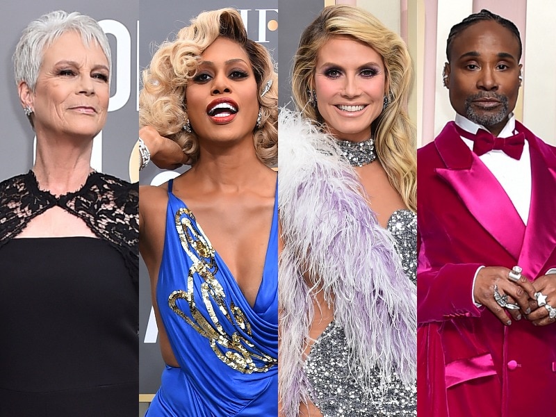 Golden Globes red carpet: Gloves, glamour and even a few feathers - see all the looks