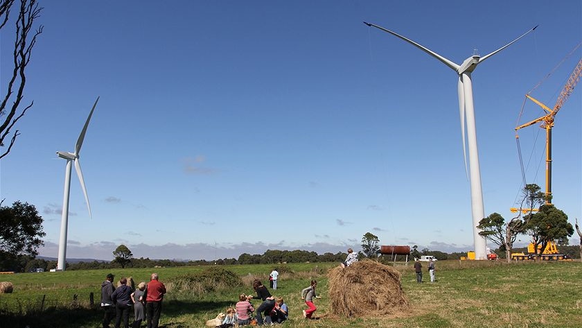 Wind farm picnic