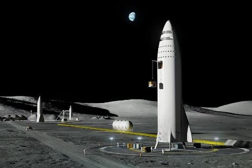 SpaceX Moon Base Alpha