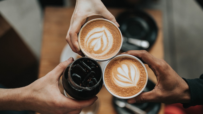 Different styles of coffee.